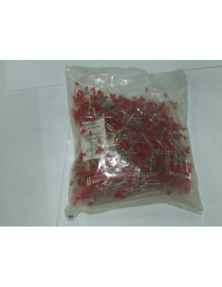 ARDUINO - LEDS 3MM COLOR ROJO x1000 UNIDADES