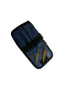 JUEGO DE 2 BROCAS ESCALONADAS 4-12MM/4-20MM TITAN