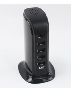 FUENTE CARGADOR 5X PUERTOS USB 5V 4A 20W CH023