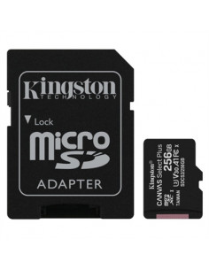 TARJETA MICROSDXC KINGSTON C10 256GB CON ADAPTADOR