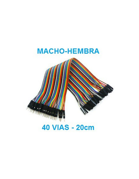 2 Cavi Dupont 2x40 Pin 20cm 2.54mm - Maschio-maschio, Per Arduino E Prototipi