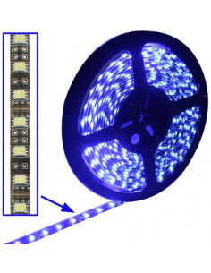 TIRA FLEXIBLE ADHESIVAS DE LEDS AZULES IP65 5M