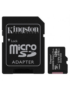 TARJETA MICROSD KINGSTON 128GB C10 CON ADAPTADOR