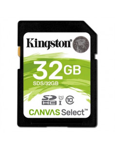 TARJETA MEMORIA FLASH SDHC KINGSTON 32GB C10