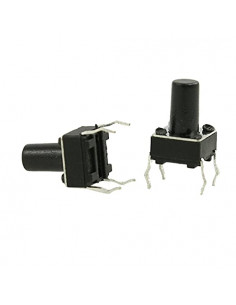 MICROPULSADOR MINISWITCH 6X6X10mm 4 PINES SCUF