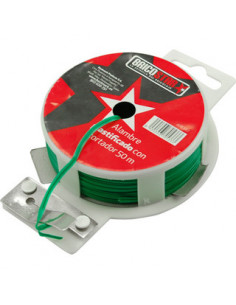 ALAMBRE PLASTIFICADO CON CORTADOR 0 45MMX3MMX50M