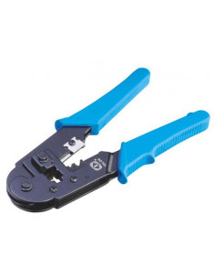 CRIMPADORA UNIVERSAL METALICA RJ45-8P AZUL