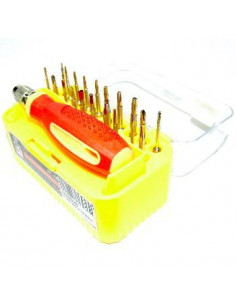 KIT JUEGO DESTORNILLADORES 21 PIEZAS