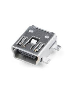 CONECTOR MINI USB HEMBRA HORIZONTAL TIPO 2