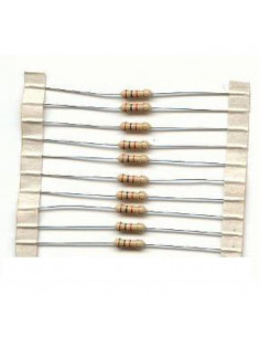 10 x RESISTENCIAS 470K OHM 5  2W CARBON FILM