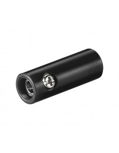 CONECTOR AEREO BANANA 4MM HEMBRA NEGRO