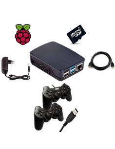 KIT RASPBERRY PI4 4GB ARCADE MANDOS DUALES 128GB