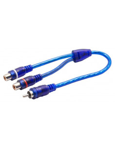 CABLE DIVISORIO RCA MACHO A DOS HEMBRAS  USADO 