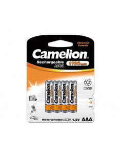 BATERIAS/PILAS RECARGABLES CAMELION AAA x4 1100MAH