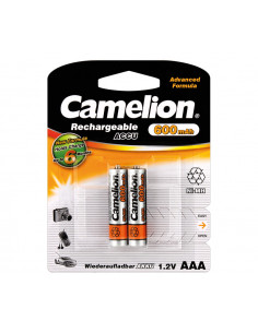 BATERIAS/PILAS RECARGABLES AAA x2 1 2V 600MAH