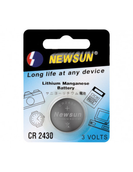 PILA BOTON CR2430 3V LITHIUM BATTERY