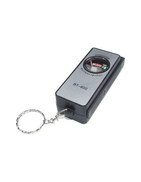 LLAVERO TESTER DE BATERIAS AA / AAA / 9V SATYCON