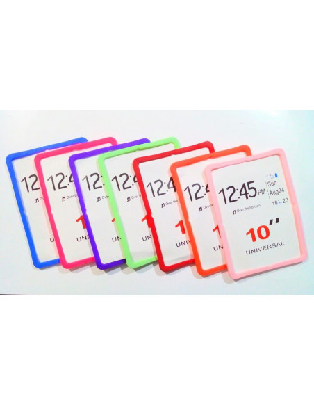 FUNDA TABLET 10  / 10 1  SILICONA - COLOR NEGRO