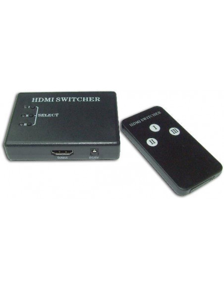 CONMUTADOR HDMI 3 ENTRADAS 1 SALIDA CON M/D YS189