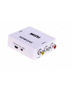 ADAPTADOR CONVERSOR HDMI2 A RCA SATYCON HDMI2AV BL