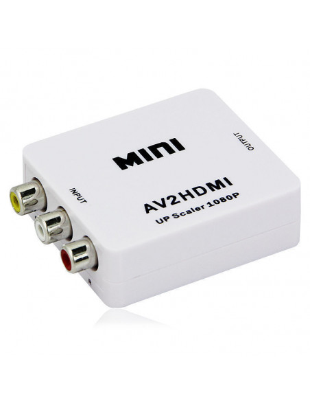 ADAPTADOR CONVERSOR RCA A HDMI SATYCON AV2HDMI