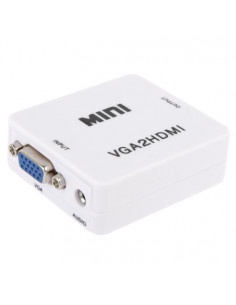 ADAPTADOR VGA AUDIO A HDMI VGA2HDMI FULLHD 1080P