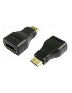 ADAPTADOR MINI HDMI MACHO A HDMI HEMBRA V1 4