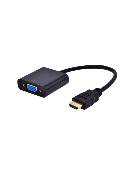ADAPTADOR HDMI A VGA NEGRO