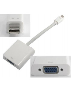 ADAPTADOR MINI DP DISPLAYPORT MACHO A VGA HEMBRA