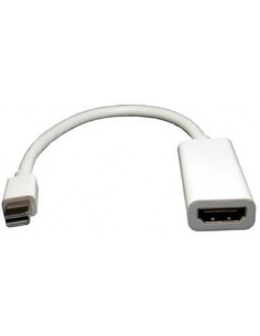 ADAPTADOR MINI DP DISPLAYPORT MACHO A HDMI HEMBRA