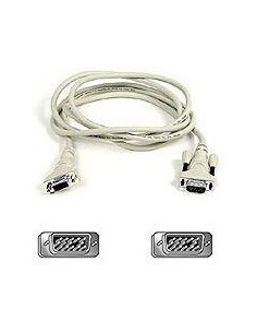 CABLE VGA  DB15 MACHO-MACHO 5M BLANCO