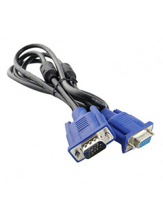 CABLE ALARGADOR VGA  DB15 MACHO-HEMBRA 5M NEGRO