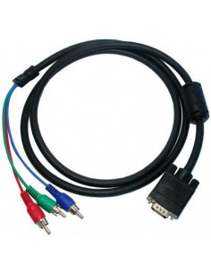 CABLE EXTENSOR RCA MEDIANTE CABLE VGA