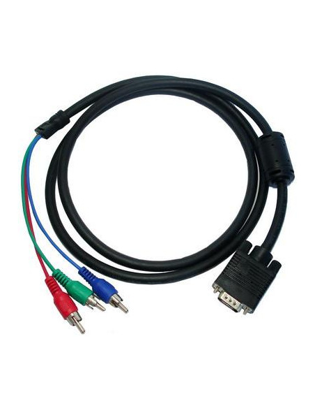 CABLE EXTENSOR RCA MEDIANTE CABLE VGA
