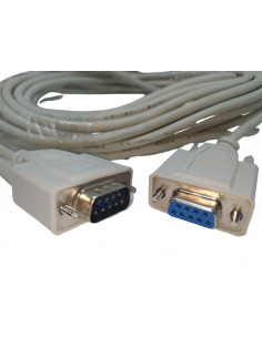 CABLE SERIE MACHO-HEMBRA DB9 M/H 10M