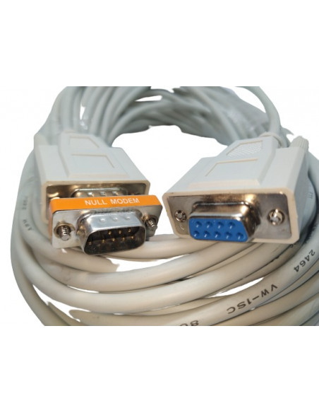 CABLE NULLMODEM MACHO-HEMBRA DB9 M/H 20M