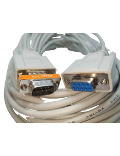 CABLE NULLMODEM MACHO-HEMBRA DB9 M/H 10M