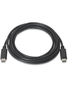 CABLE TIPO-C 2 0 USB-C MACHO A USB-C MACHO 3A 1M