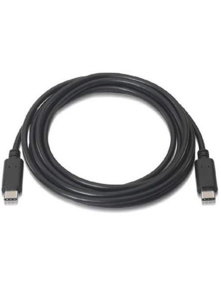 CABLE TIPO-C 2 0 USB-C MACHO A USB-C MACHO 3A 1M