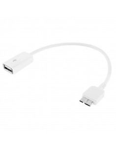 CABLE USB AH HEMBRA A MICRO USB 3 0 OTG BLANCO