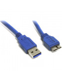 CABLE USB 3.0 A/MACHO - MICRO USB/B MACHO 1M