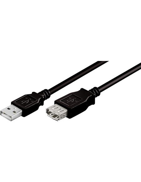 CABLE USB 2 0  TIPO A/M-A/H  0 6 M MACHO A HEMBRA