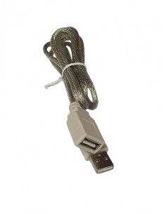 CABLE EXTENSOR USB 2 0 MACHO A HEMBRA 1 METRO