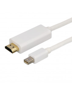 CABLE MINI DP DISPLAYPORT MACHO A HDMI MACHO 3M