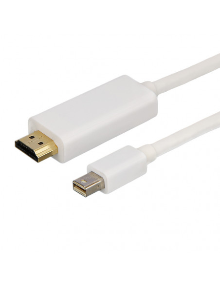 CABLE MINI DP DISPLAYPORT MACHO A HDMI MACHO 1 8M