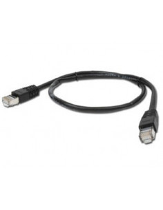 CABLE DE RED RJ45 FTP UTP CAT6 NEGRO 2M