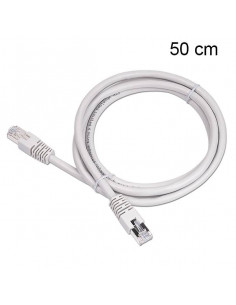 CABLE DE RED RJ45 UTP CAT6 GRIS 0 5M 50CM