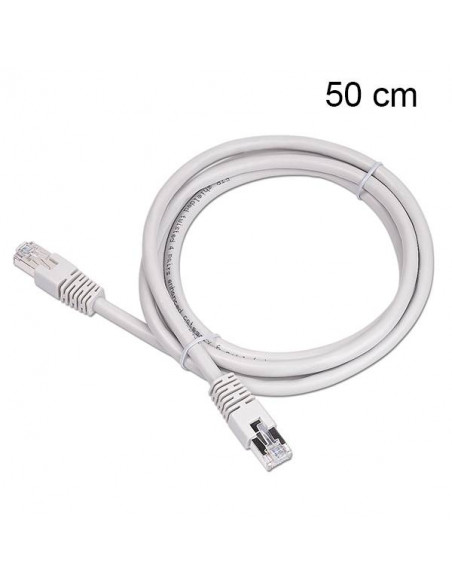 CABLE DE RED RJ45 UTP CAT6 GRIS 0 5M 50CM