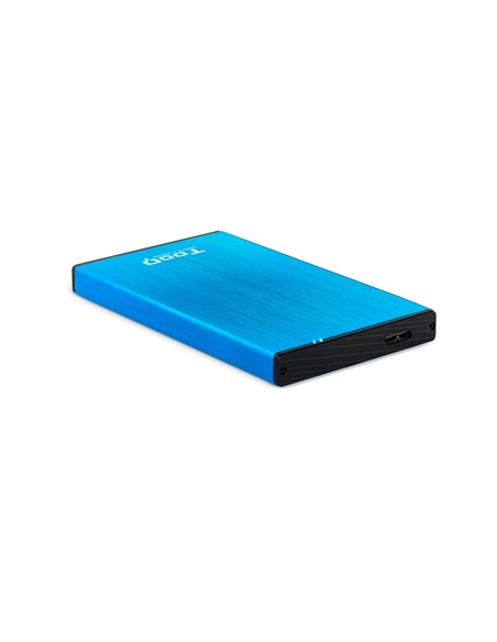 CAJA EXTERNA HDD 2 5  SATA USB3 0 AZUL TOOQ 2527BL