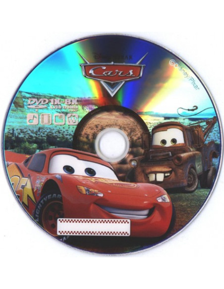 DVD-R 8X VIRGEN DISNEY CARS 4 7GB TARRINA 10U